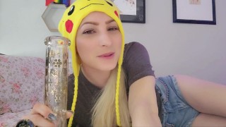 Super Cute Trans Girl Wants To Smoke 420 With You And Then Have You Watch Her Masturbate – POV